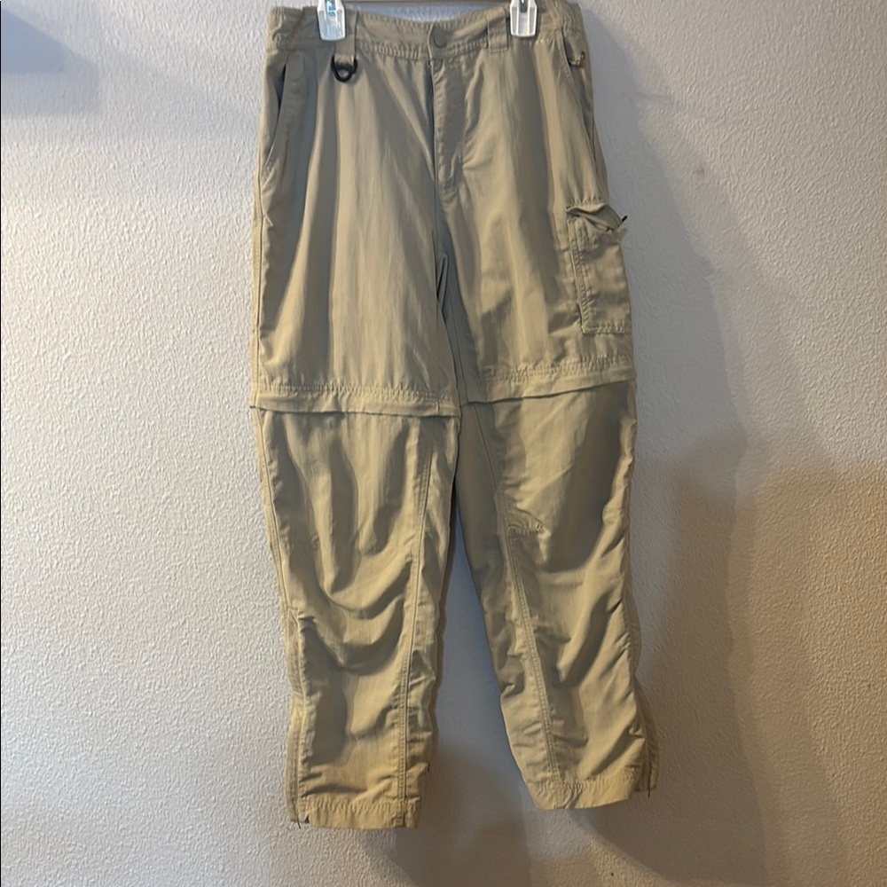 Columbia cargo zip off pants size medium short